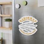 Die-Cut Magnet - Navy - Rate - Radioman (RM) - Combat Veteran