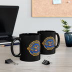 Black Mug (11oz, 15oz) - Navy - Naval Air Warfare Center - Coronado - Crest - 3D - Enhanced