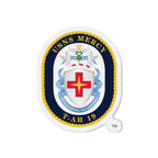 Die-Cut Magnet - Navy - USNS Mercy (T-AH-19) - Crest wo Txt