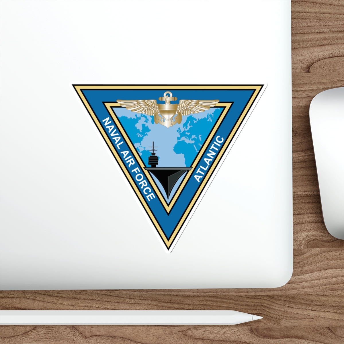 Die-Cut Vinyl Sticker - Navy - Commander, Naval Air Force Atlantic - COMNAVAIRLANT wo Txt