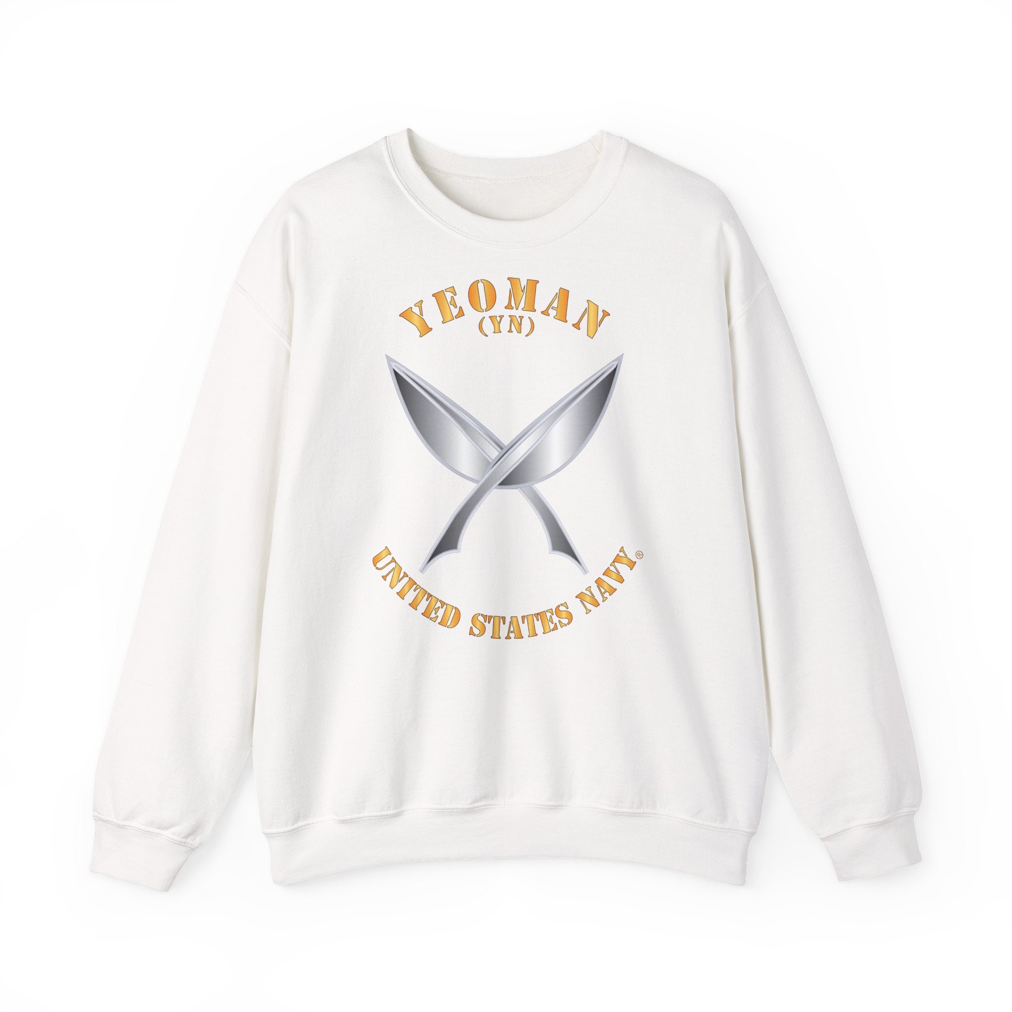 Unisex Heavy Blend™ Crewneck Sweatshirt - Navy - Rate - Yeoman (YN)