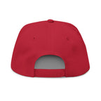 US Navy Embroidered Flat Bill Hat — Retro Varsity Military Style