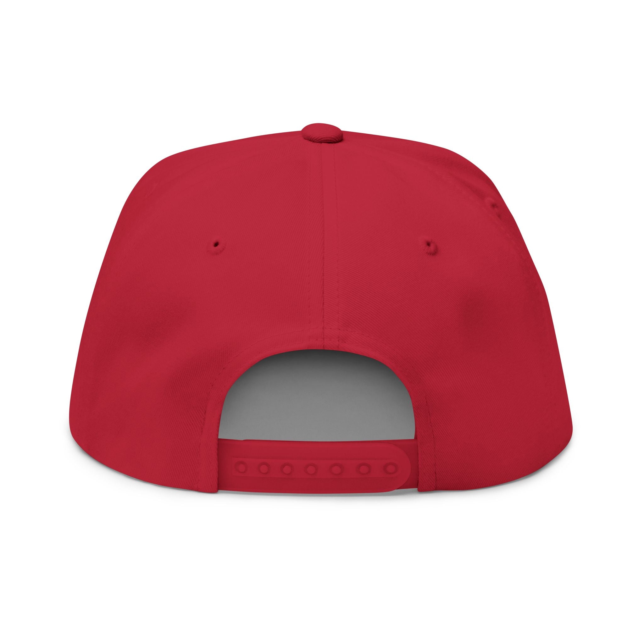 US Navy Embroidered Flat Bill Hat — Retro Varsity Military Style