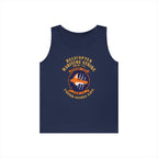 Unisex Heavy Cotton Tank Top - Navy - Helicopter Maritime Strike Seven Four (HSM-74)