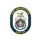 Kiss-Cut Vinyl Decal - Navy - USS Arlington (LPD-24) wo txt