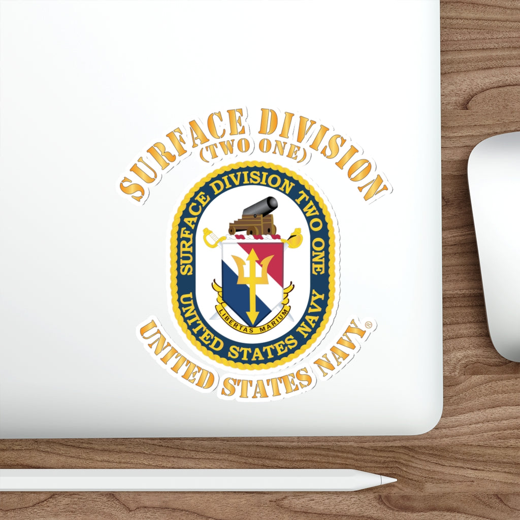 Die-Cut Vinyl Sticker - Navy - Surface Division 21