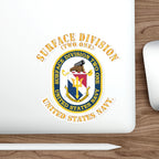 Die-Cut Vinyl Sticker - Navy - Surface Division 21