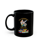 Black Mug (11oz, 15oz) - Navy - USS Piedmont (AD-17) w WWII - KOREA - VN SVC