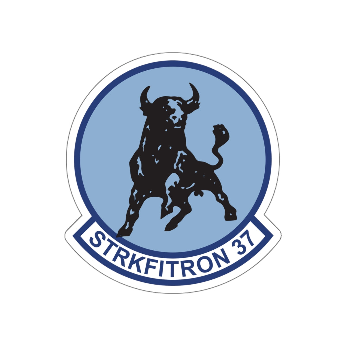 Die-Cut Vinyl Sticker - Navy - Strike Fighter Squadron 37 (VFA-37) wo txt