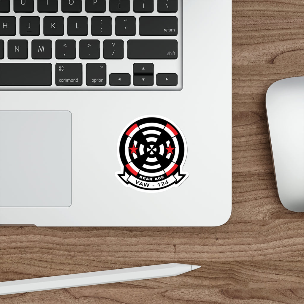 Die-Cut Vinyl Sticker - Navy - Airborne Command & Control Squadron 124 (VAW-124) wo txt