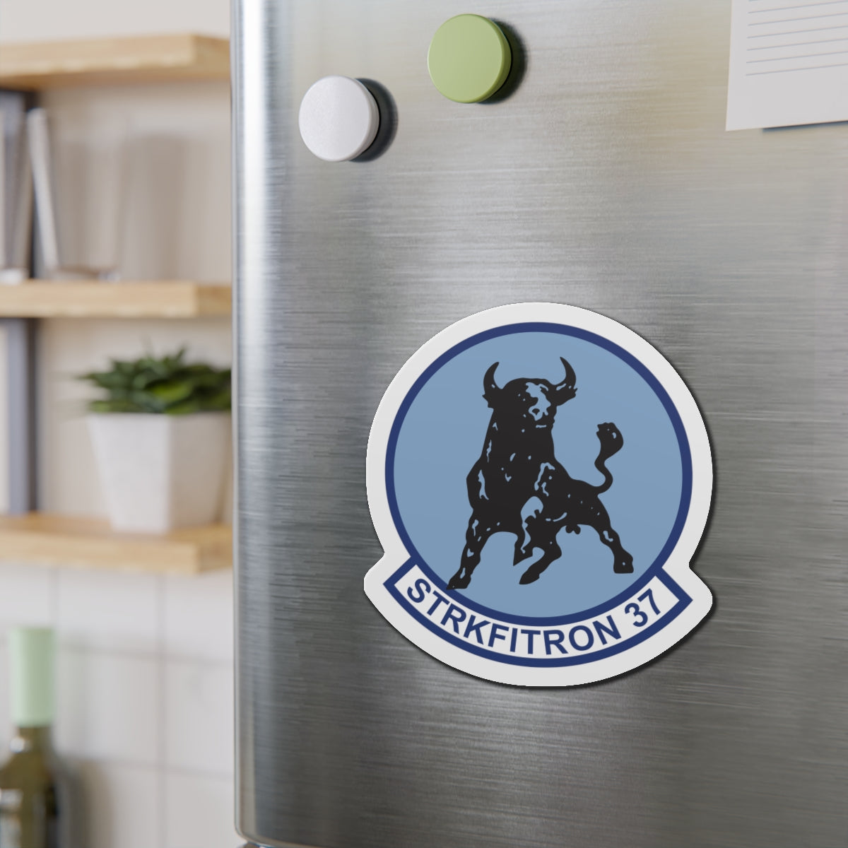 Die-Cut Magnet - Navy - Strike Fighter Squadron 37 (VFA-37) wo txt