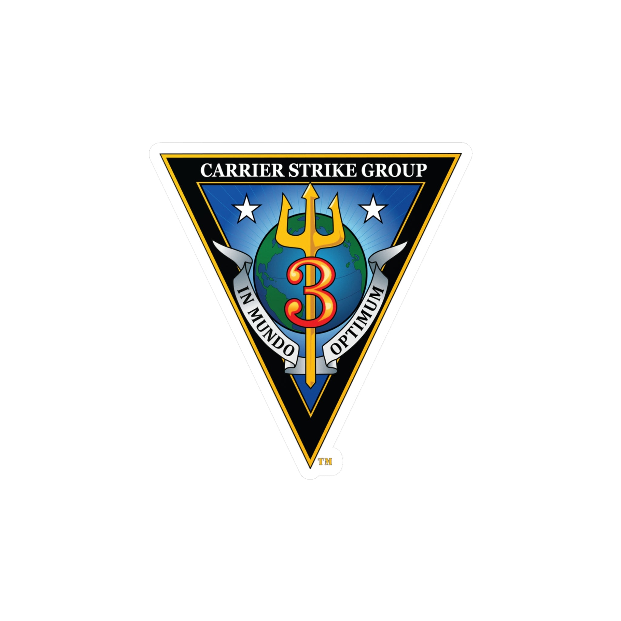 Kiss-Cut Vinyl Decal - Navy - Carrier Strike Group 3 (CSG-3) wo txt