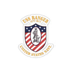 Die-Cut Vinyl Sticker - Navy - USS Ranger (CV-61) X 300