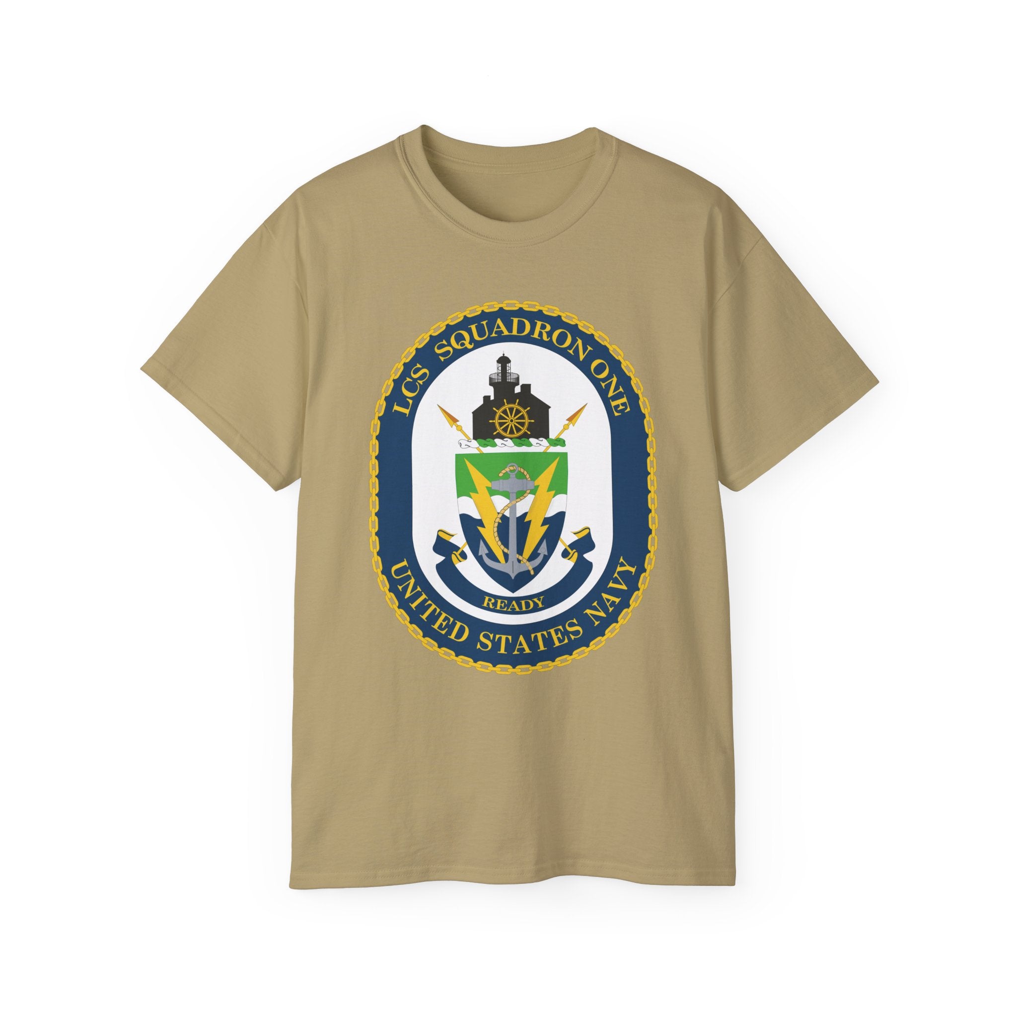 Unisex Ultra Cotton T-Shirt - Navy - LCS Squadron One (LCSRON 1) wo txt