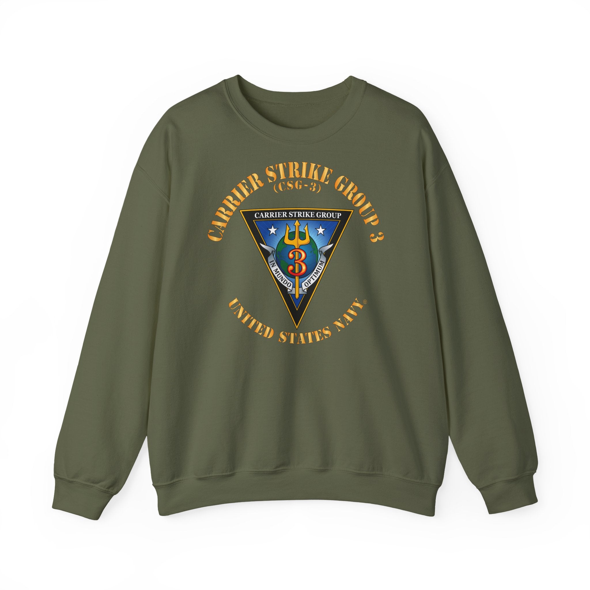 Unisex Heavy Blend™ Crewneck Sweatshirt - Navy - Carrier Strike Group 3 (CSG-3)