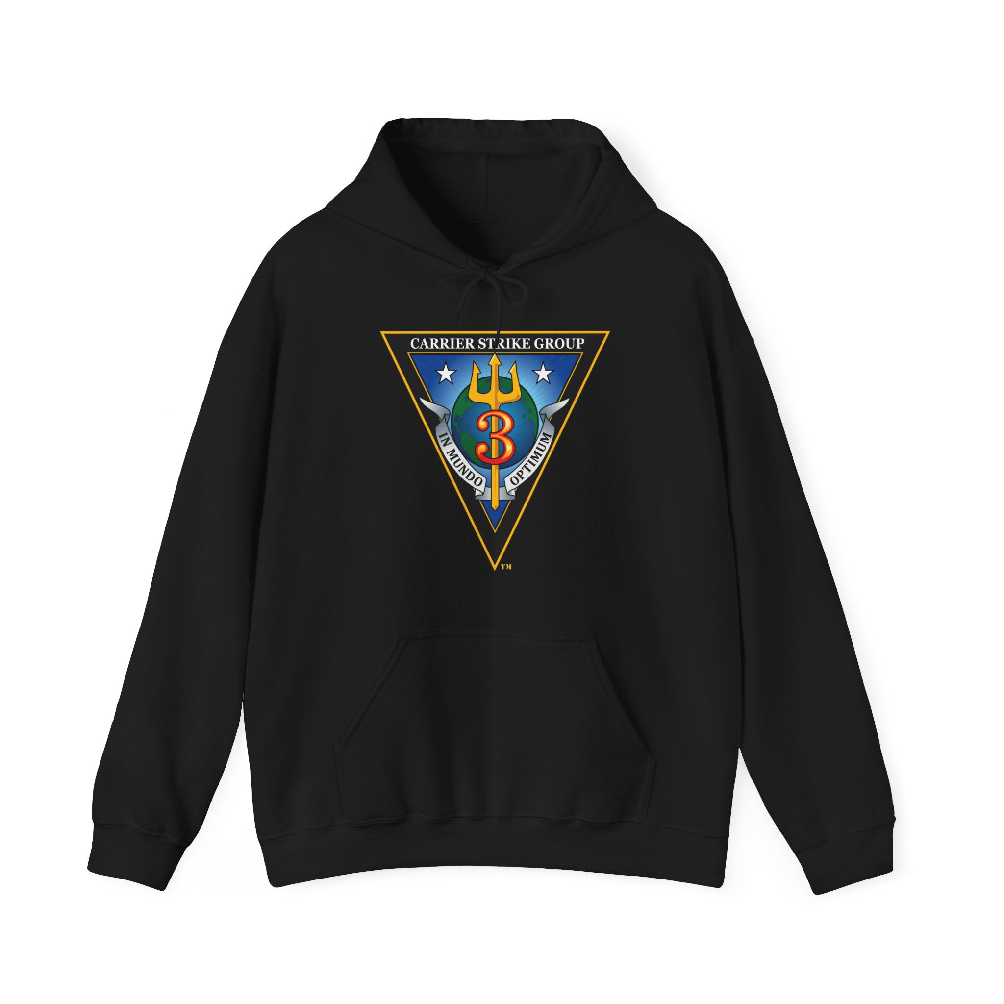 Unisex Heavy Blend™ Hoodies - Navy - Carrier Strike Group 3 (CSG-3) wo txt