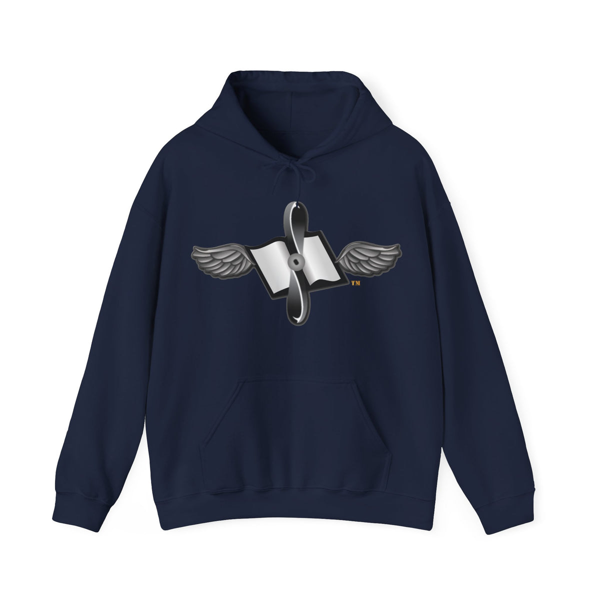 Unisex Heavy Blend™ Hoodies - Navy - Rate - Aviation Maintenance Administrationman (AZ) wo txt