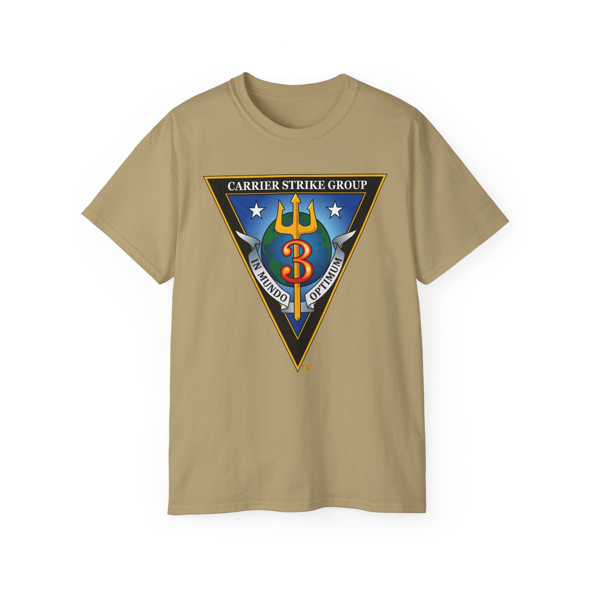 Unisex Ultra Cotton T-Shirt - Navy - Carrier Strike Group 3 (CSG-3) wo txt