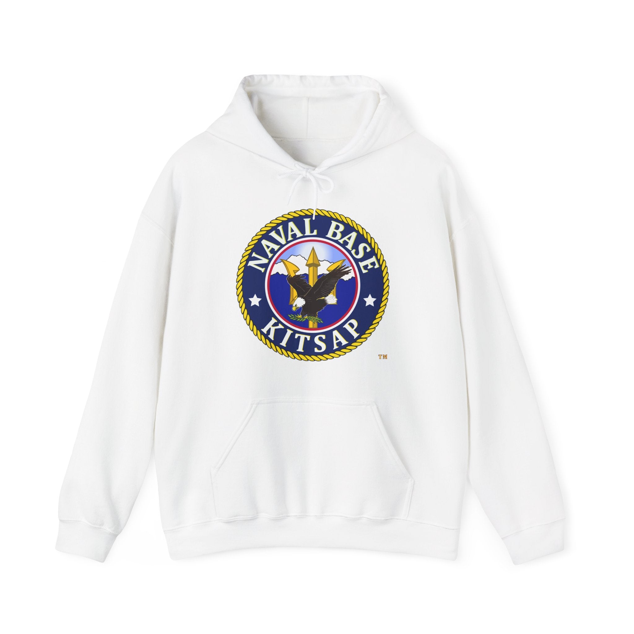 Unisex Heavy Blend™ Hoodies - Navy - Naval Base Kitsap wo txt