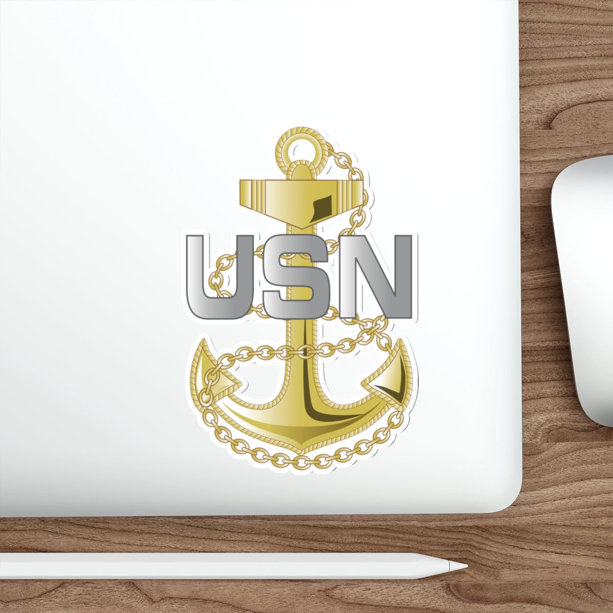 Die-Cut Vinyl Sticker - Navy - Fouled Anchor wo txt