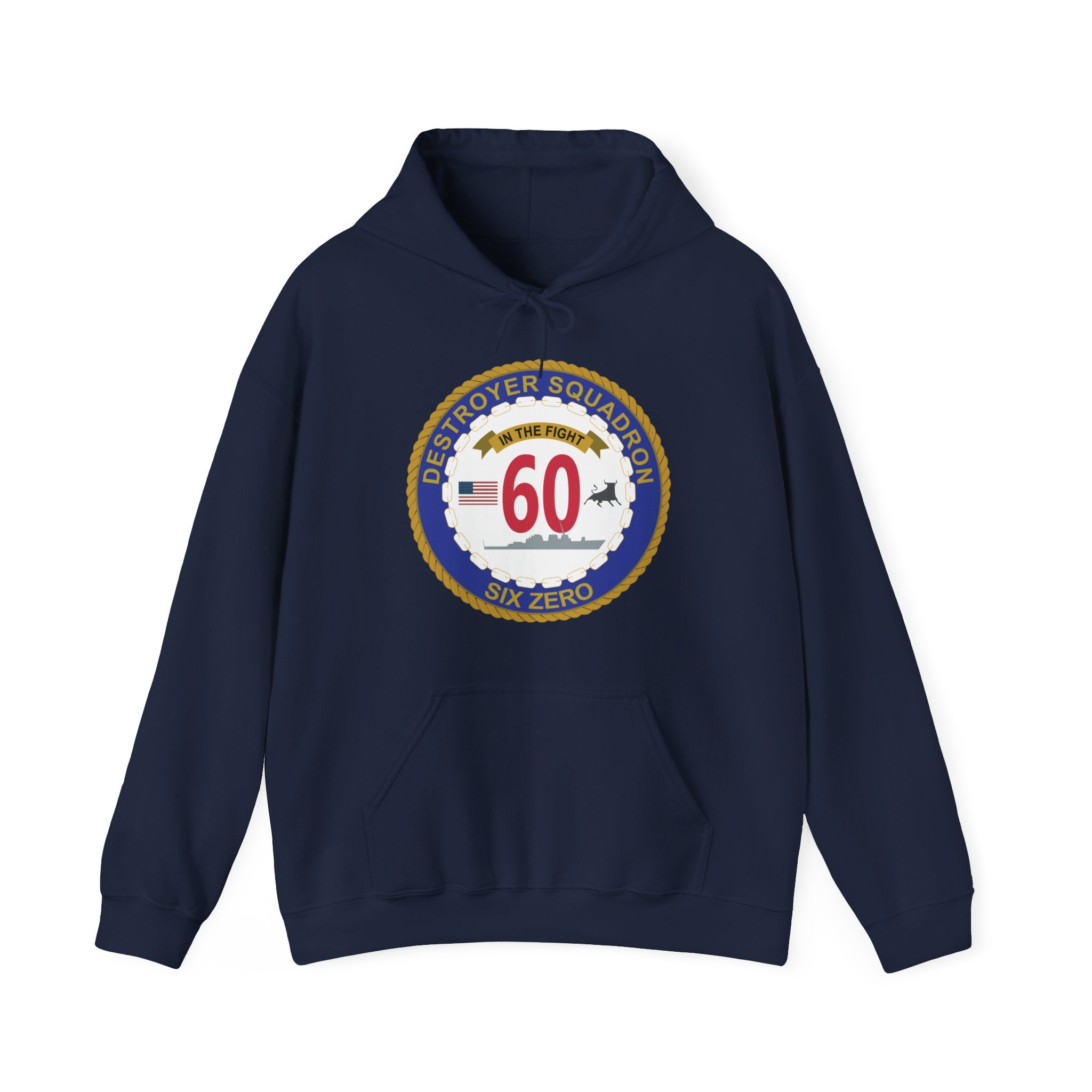 Unisex Heavy Blend™ Hoodies - Navy - Destroyer Squadron 60 wo txt