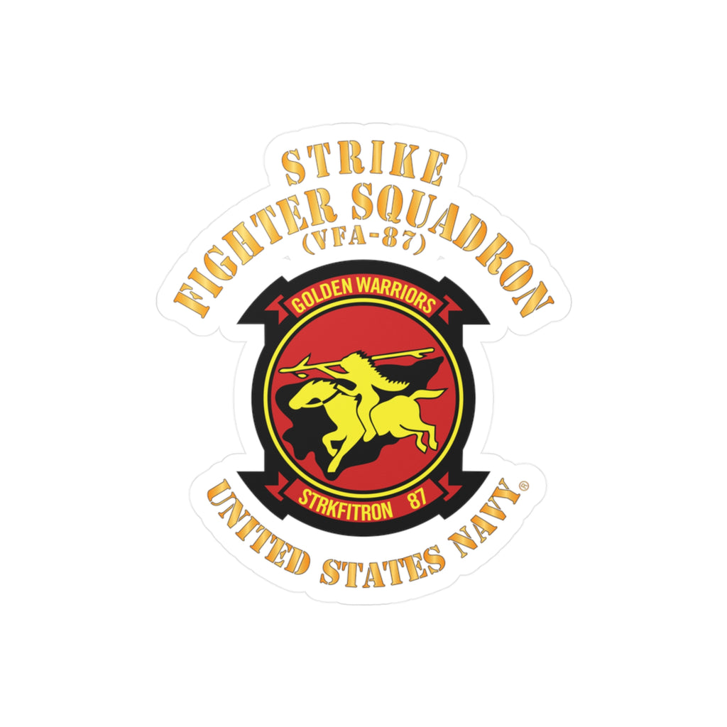 Kiss-Cut Vinyl Decal - Navy - Strike Fighter Squadron 87 (VFA-87)