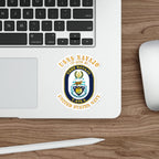 Die-Cut Vinyl Sticker - Navy - USNS Navajo (T-ATS 6)