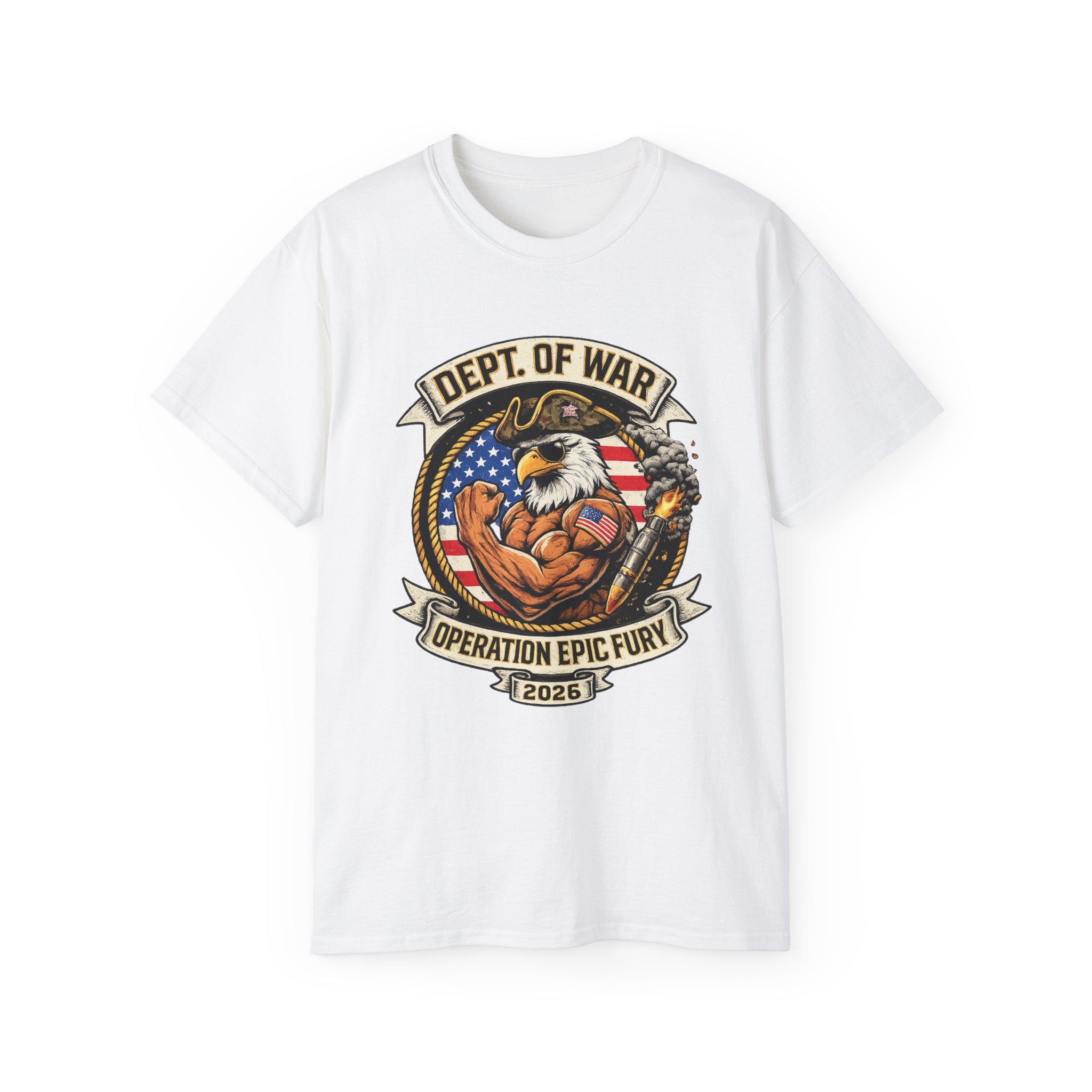 Operation Epic Fury Unisex Ultra Cotton T-Shirt — Military-Inspired Graphic Tee