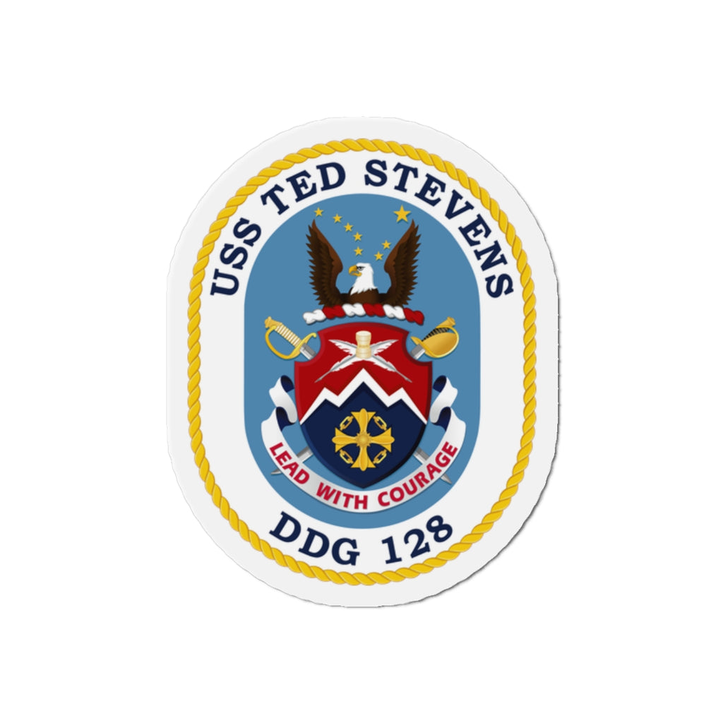 Die-Cut Magnet - Navy - USS Ted Stevens (DDG-128) wo txt