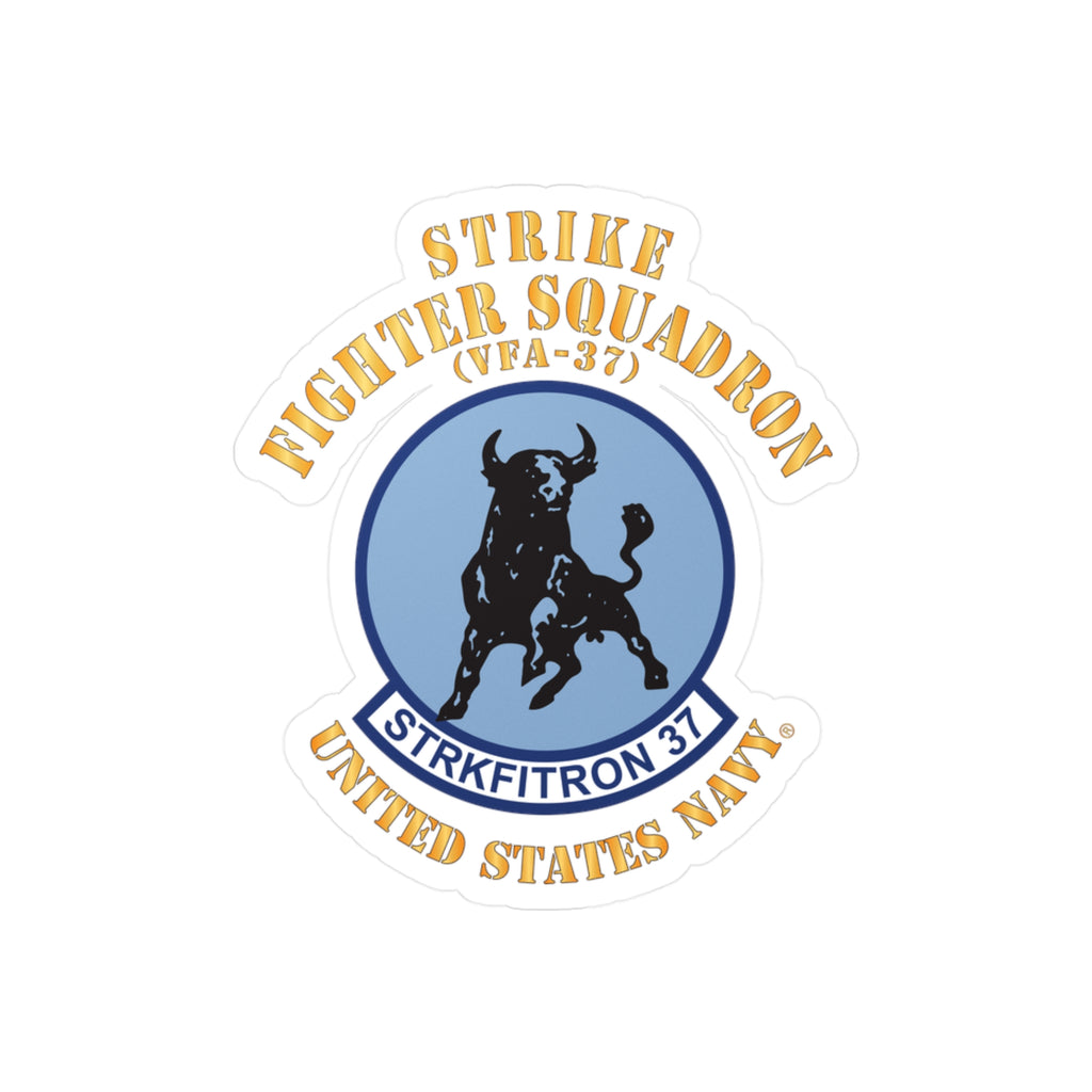 Kiss-Cut Vinyl Decal - Navy - Strike Fighter Squadron 37 (VFA-37)