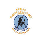Kiss-Cut Vinyl Decal - Navy - Strike Fighter Squadron 37 (VFA-37)
