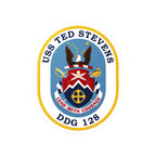 Kiss-Cut Vinyl Decal - Navy - USS Ted Stevens (DDG-128) wo txt