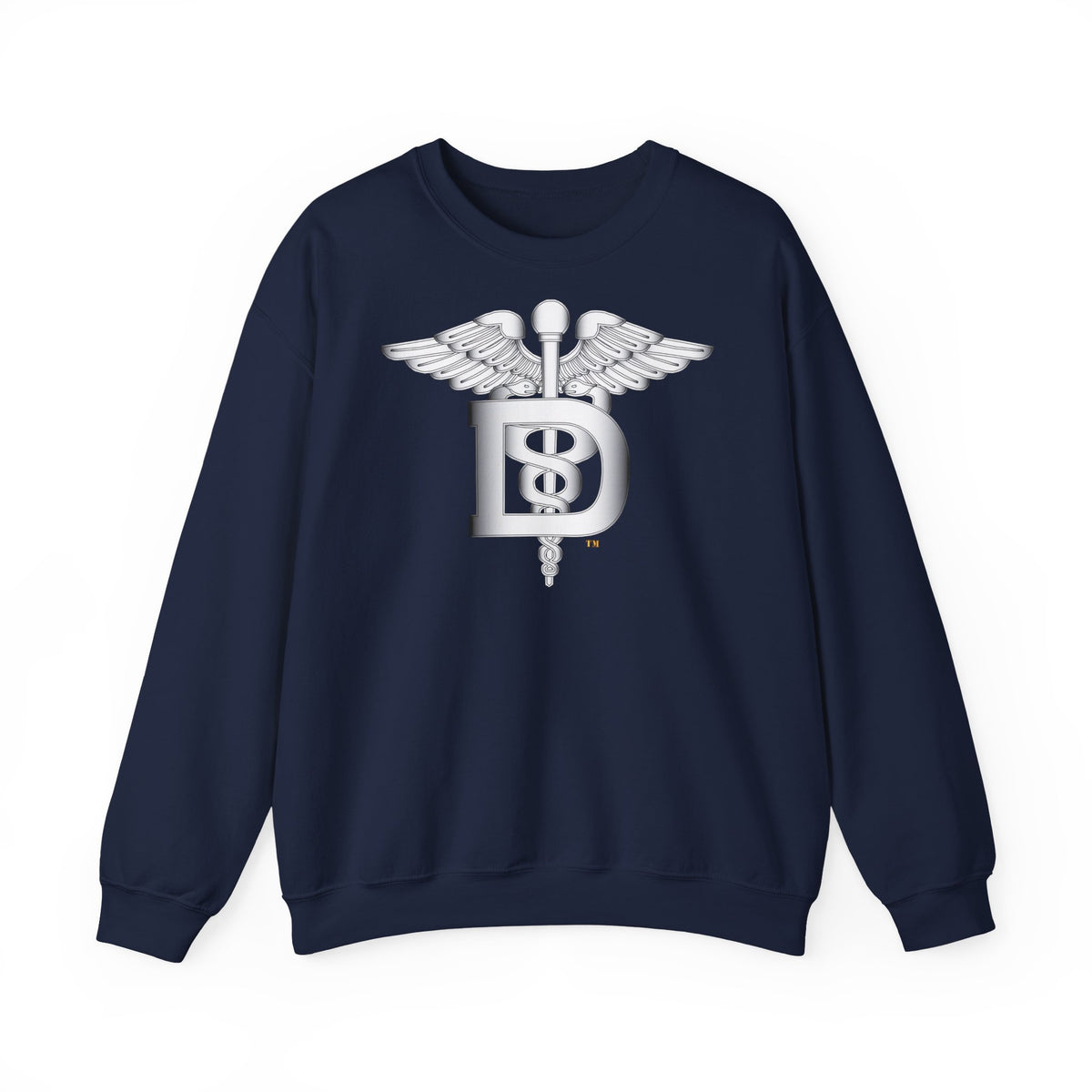 Unisex Heavy Blend™ Crewneck Sweatshirt - Navy - Rate - Dental Technician (DT) wo txt