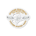 Die-Cut Magnet - Navy - Rate - Aviation Electrical Technician (AST)