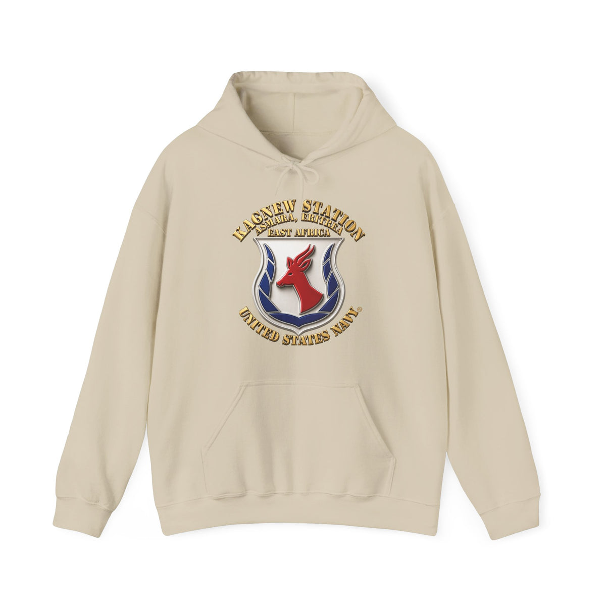 Unisex Heavy Blend™ Hoodies - Navy - Kagnew Station - Asmara, Eritrea - East Africa - 3D X 300
