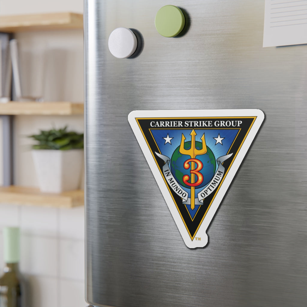 Die-Cut Magnet - Navy - Carrier Strike Group 3 (CSG-3) wo txt