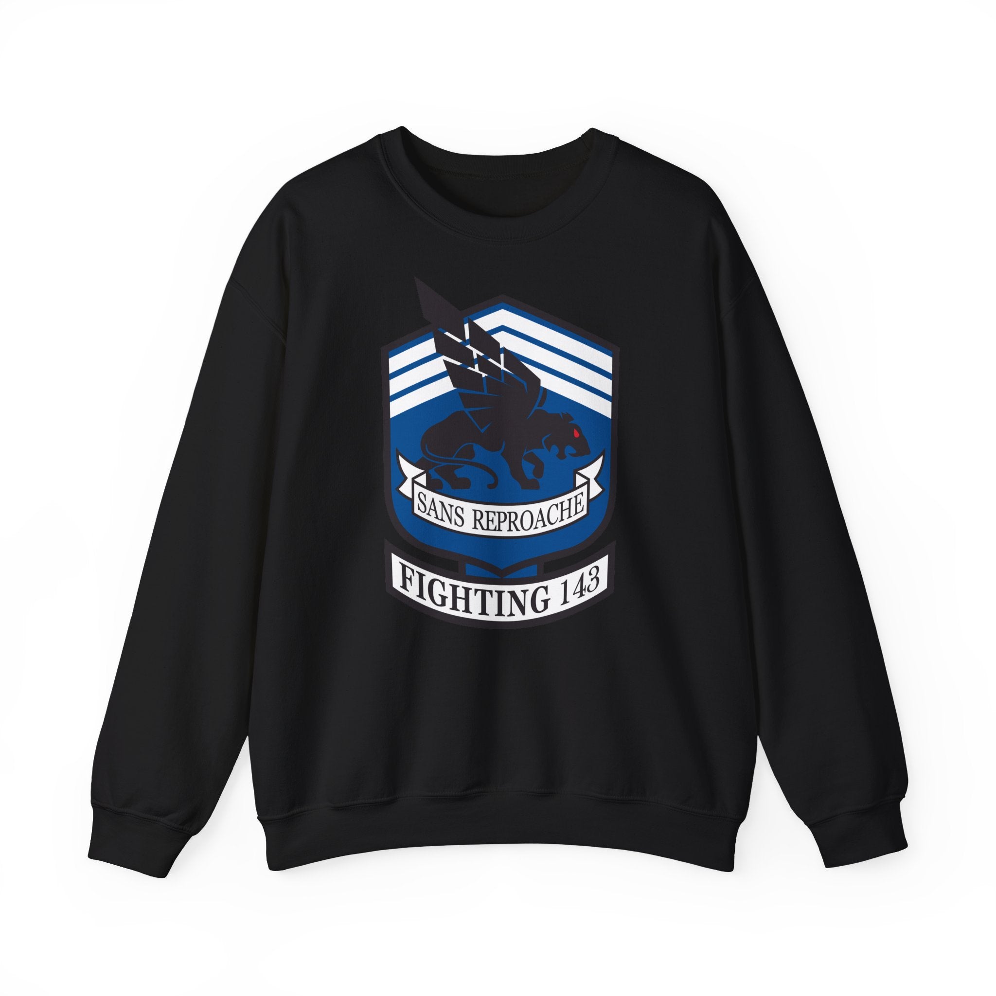 Unisex Heavy Blend™ Crewneck Sweatshirt - Navy - Strike Fighter Squadron 143 (VFA-143) wo txt