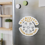 Die-Cut Magnet - Navy - Rate - Machinists Mate (MM)