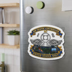 Die-Cut Magnet - Navy - Rate - Air Traffic Controller (AC) - Shipboard Version  3D - Enhanced