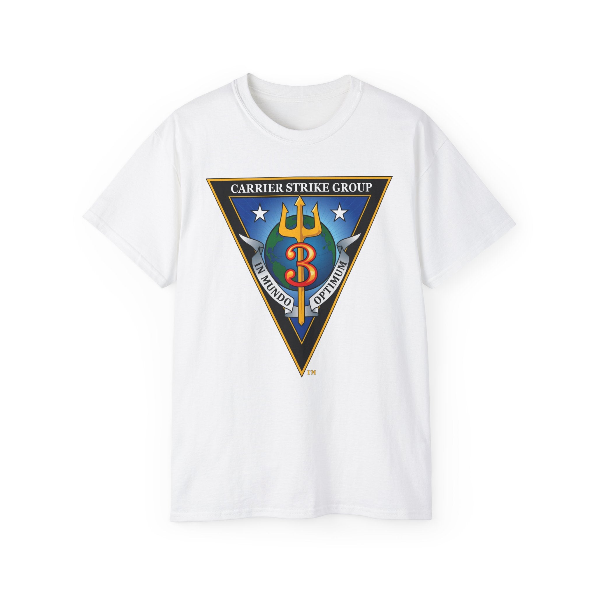 Unisex Ultra Cotton T-Shirt - Navy - Carrier Strike Group 3 (CSG-3) wo txt