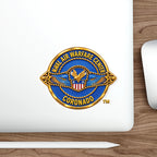 Die-Cut Vinyl Sticker - Navy - Naval Air Warfare Center - Coronado - Crest - 3D - Enhanced
