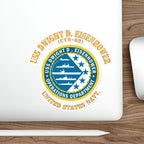 Die-Cut Vinyl Sticker - Navy - USS Dwight D. Eisenhower (CVN-69) - Operations Department