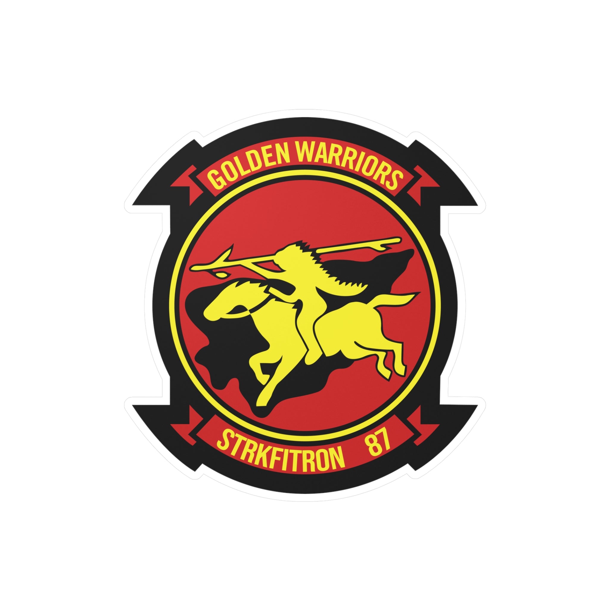 Kiss-Cut Vinyl Decal - Navy - Strike Fighter Squadron 87 (VFA-87) wo txt