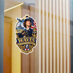 Kiss-Cut Vinyl Decal - WAVES - Women Accepted for Volunteer Emergency Service WWII - 3D - Enhanced