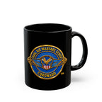 Black Mug (11oz, 15oz) - Navy - Naval Air Warfare Center - Coronado - Crest - 3D - Enhanced