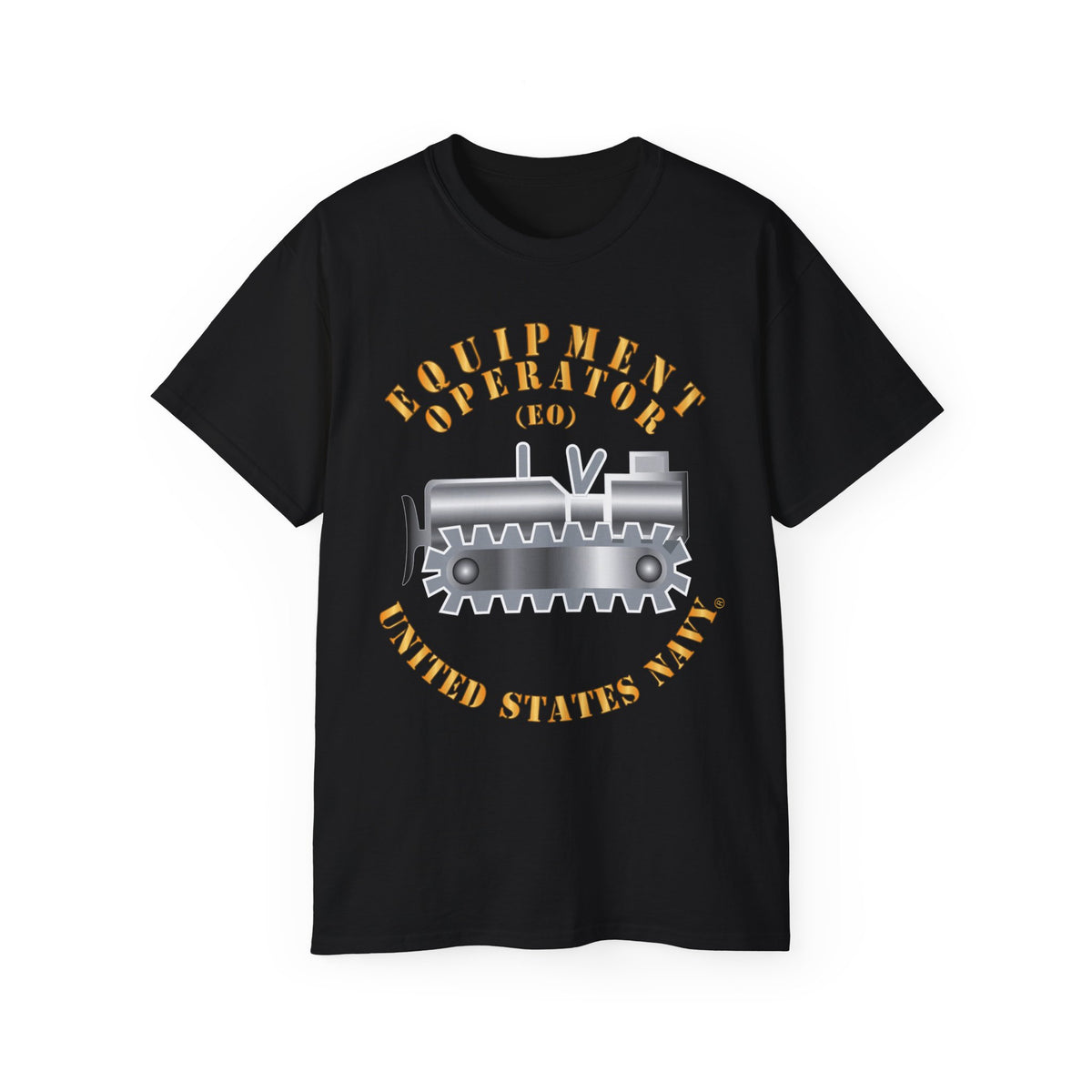 Unisex Ultra Cotton T-Shirt - Navy - Rate - Equipment Operator (EO)