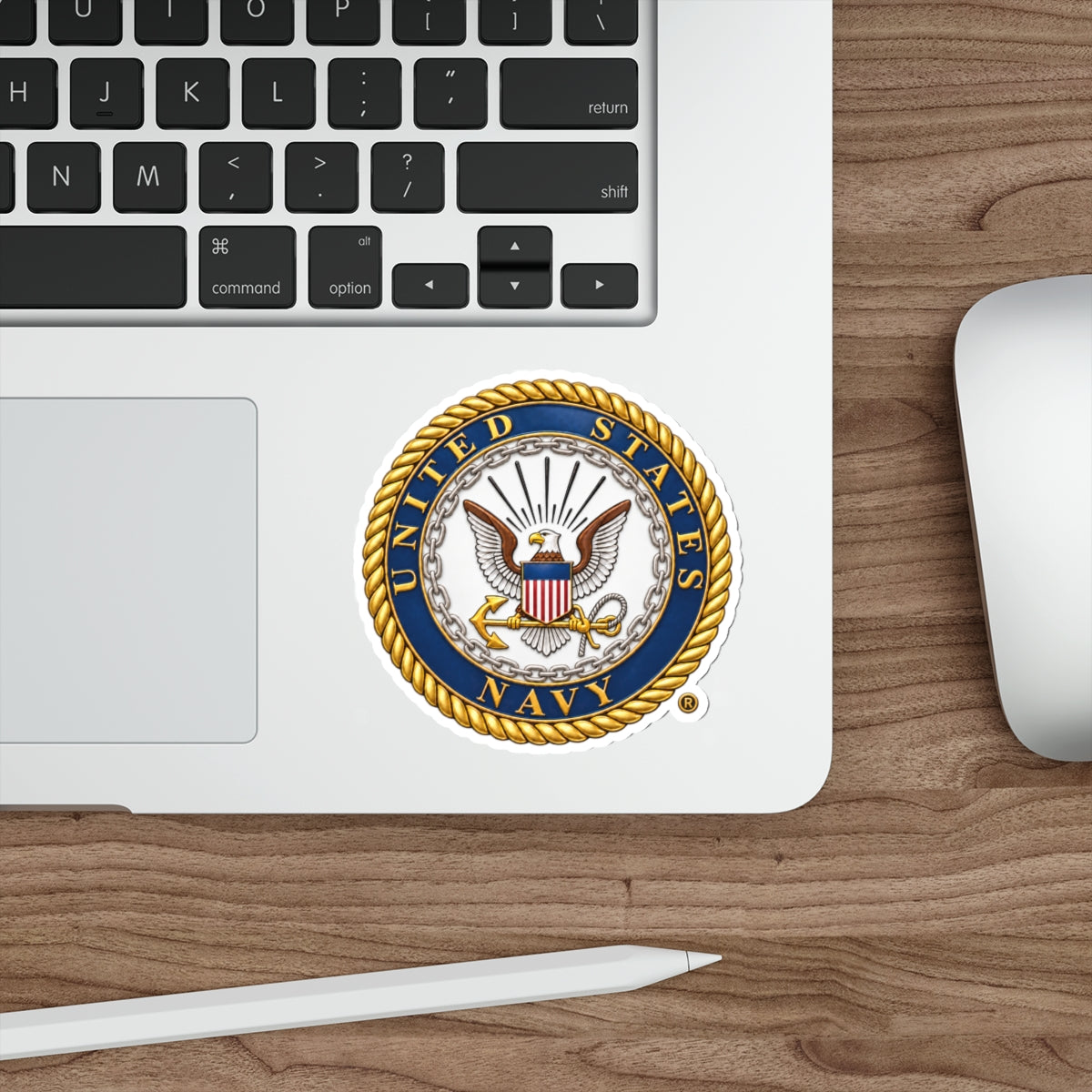 Die-Cut Vinyl Sticker - United States Navy Seal - Emblem - 3D - Enhanced