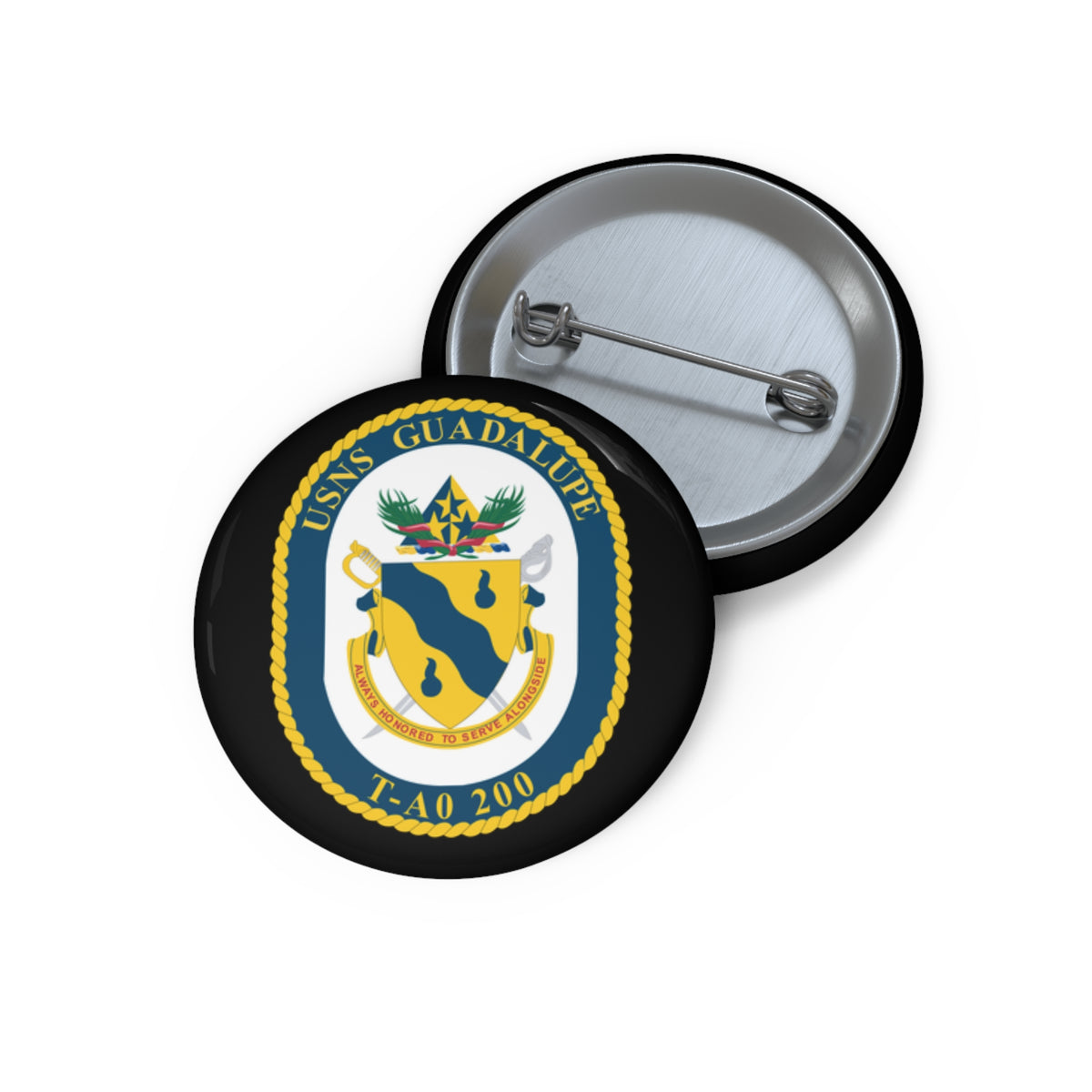 Pin Button - Navy - USNS Guadalupe (T-AO 200) wo txt X 300