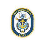 Kiss-Cut Vinyl Decal - Navy - USS Milwaukee (LCS-5) wo Txt X 300