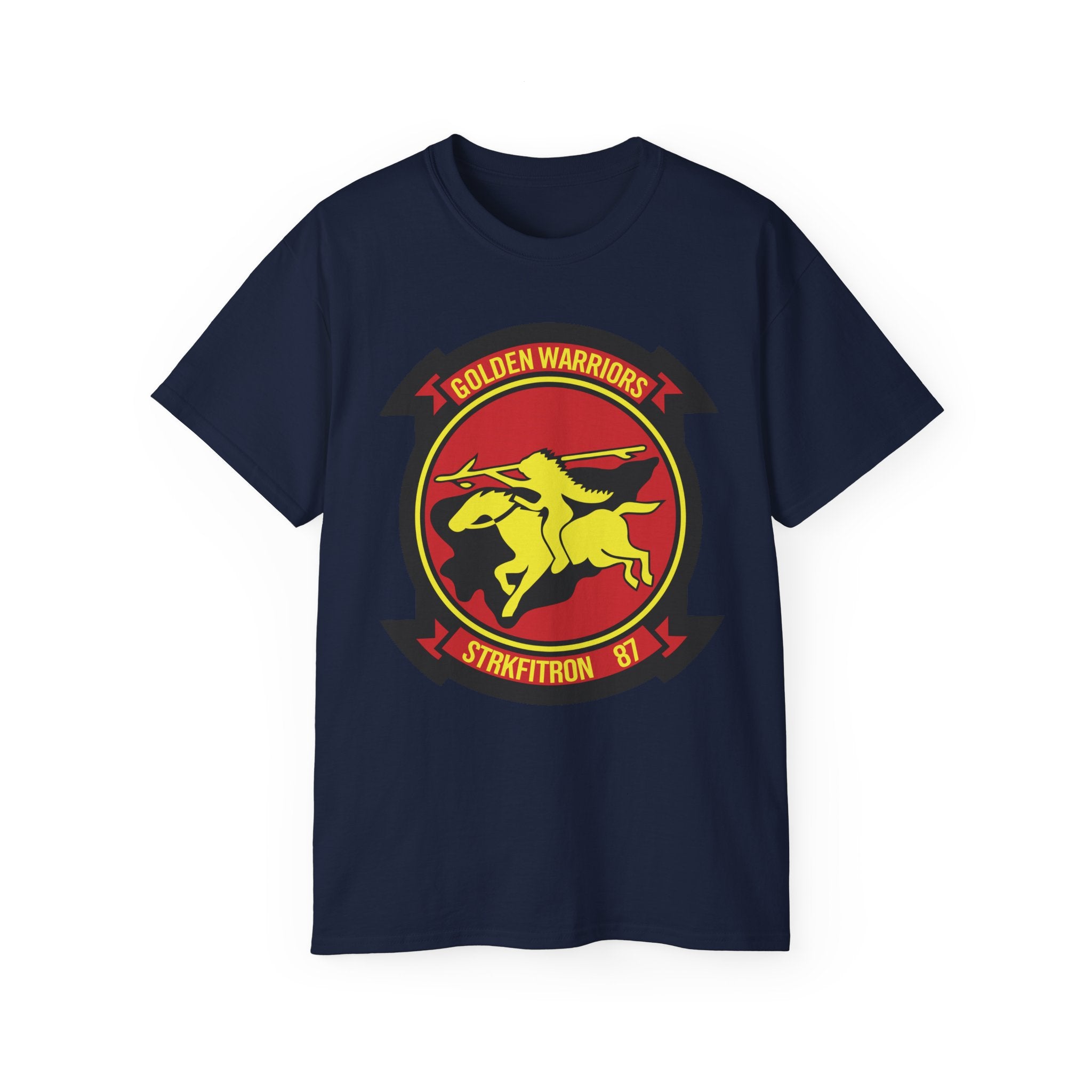 Unisex Ultra Cotton T-Shirt - Navy - Strike Fighter Squadron 87 (VFA-87) wo txt